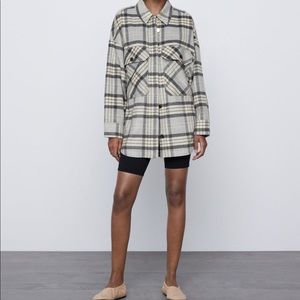 Zara Wool Blend Overshirt in size M!